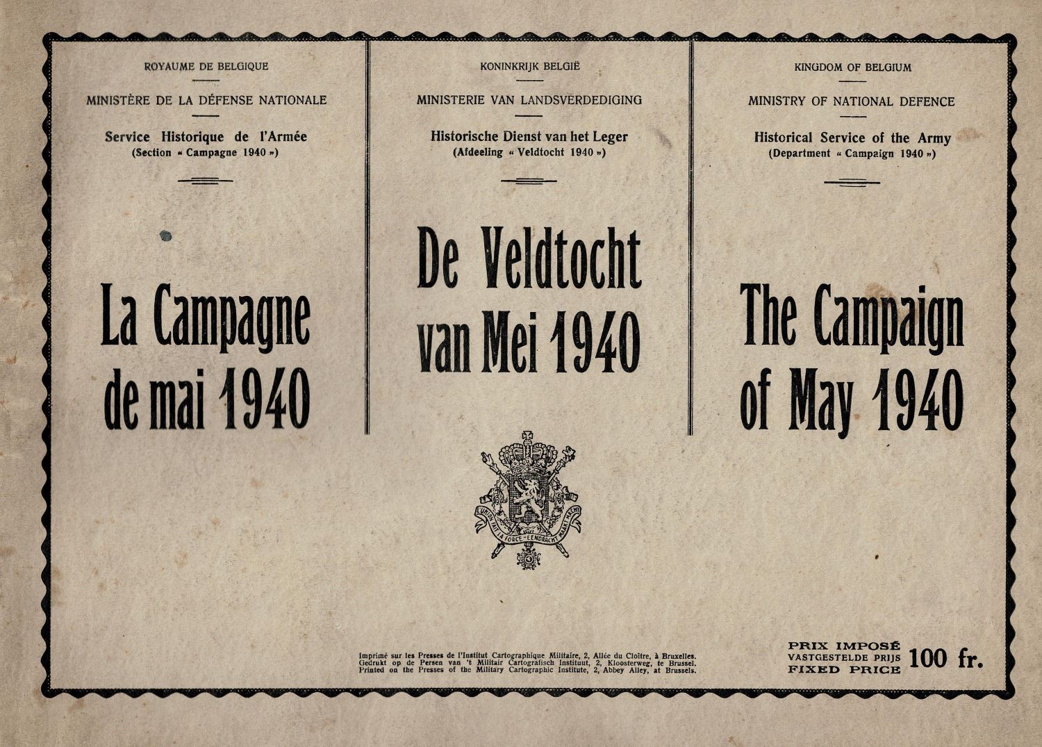 De veldtocht van mei 1940