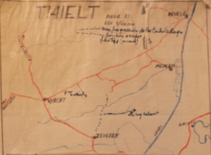 Schets tegenaanval van I/11Li van 25 mei (origineel oleaat dossier 11Li ADIV).