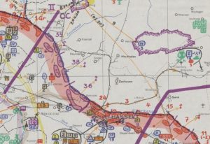 Opstelling van de 14Div en de 1Div op 10 mei 1940.