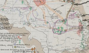 Opstelling van 1G nabij Habay-la-Neuve waar het regiment verbleef tot 7 mei 1940.