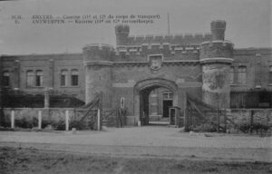 Voormalige Kazerne 11/12 waar de Maalderij en de Militaire Bakkerij van de 1ProvDst Antwerpen zich bevond.