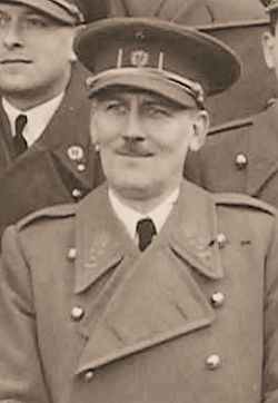 Geneesheer Kolonel De Block, chef van het 3de Geneeskundig Korps.