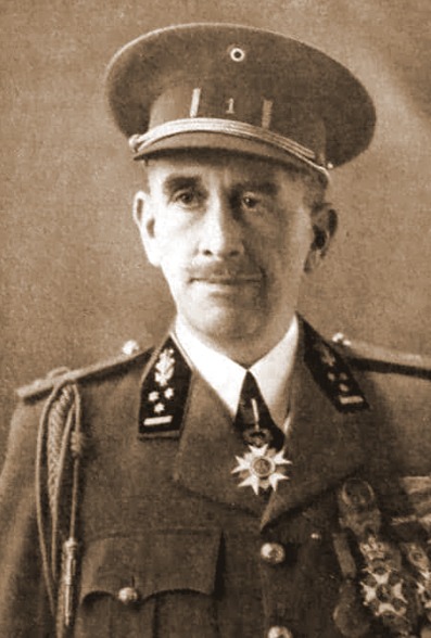 GenMaj Paul Massart, commandant artillerie van het IVde Legerkorps. hier als Kol SBH van het 1ste Regiment Artillerie.