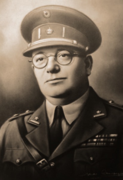 Majoor Alfred Servais, dienstchef van de Regelingscommissie Groep Namen.