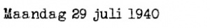 29 juli 1940